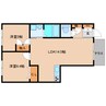 近鉄大阪線（近畿）/二上駅 徒歩7分 1階 築15年 2LDKの間取り