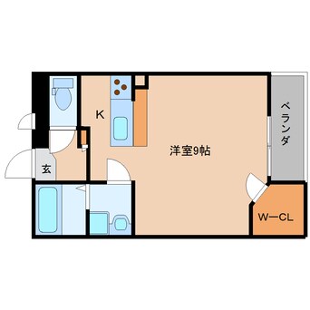 間取図 和歌山線/香芝駅 徒歩16分 2階 築13年