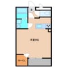 和歌山線/香芝駅 徒歩16分 2階 築15年 1Rの間取り