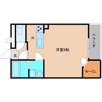 間取図 和歌山線/香芝駅 徒歩16分 3階 築13年