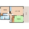 近鉄大阪線（近畿）/五位堂駅 徒歩11分 1階 築25年 2LDKの間取り