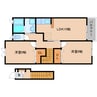 近鉄南大阪線/当麻寺駅 徒歩9分 2階 築17年 2LDKの間取り