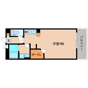 間取図 近鉄大阪線（近畿）/二上駅 徒歩8分 3階 築13年