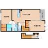 和歌山線/ＪＲ五位堂駅 徒歩2分 2階 築13年 2LDK+Sの間取り