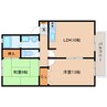 近鉄大阪線（近畿）/五位堂駅 徒歩15分 2階 築29年 2LDKの間取り