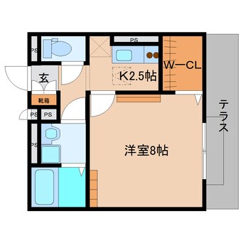 間取図 近鉄大阪線（近畿）/二上駅 徒歩7分 1階 築19年