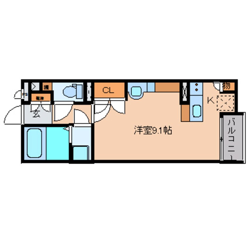 間取図 近鉄大阪線（近畿）/五位堂駅 徒歩4分 1階 築11年