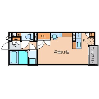 間取図 近鉄大阪線（近畿）/五位堂駅 徒歩4分 1階 築11年
