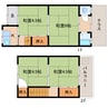 近鉄大阪線（近畿）/近鉄下田駅 徒歩6分 1-2階 築50年 4Kの間取り