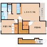 和歌山線/志都美駅 徒歩23分 2階 築15年 2LDKの間取り