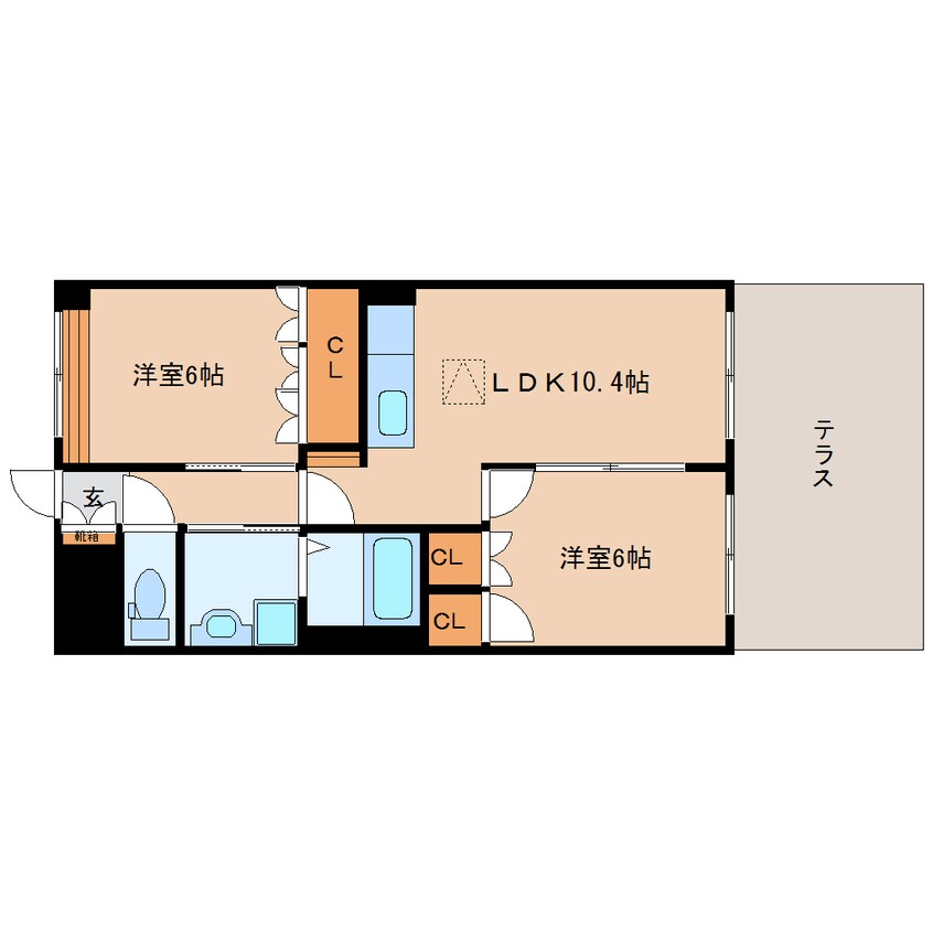 間取図 和歌山線/志都美駅 徒歩22分 1階 築16年