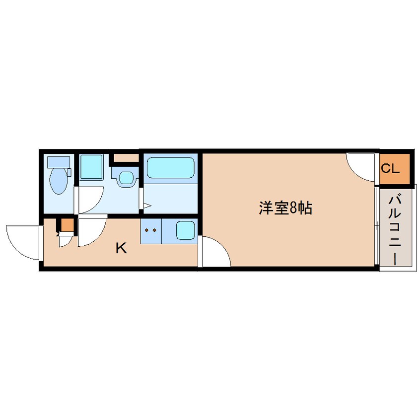 間取図 近鉄大阪線（近畿）/五位堂駅 徒歩6分 1階 築8年