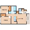 近鉄南大阪線/当麻寺駅 徒歩3分 1階 築8年 2LDKの間取り
