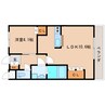 和歌山線/志都美駅 徒歩22分 2階 築17年 1LDKの間取り
