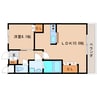 和歌山線/志都美駅 徒歩22分 2階 築17年 1LDKの間取り