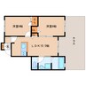 和歌山線/香芝駅 徒歩3分 1階 築8年 2LDKの間取り