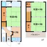 近鉄大阪線（近畿）/二上駅 徒歩16分 1-2階 築52年 3Kの間取り