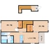 近鉄大阪線（近畿）/近鉄下田駅 徒歩12分 2階 築5年 2LDKの間取り