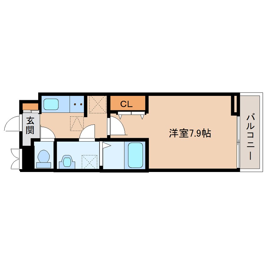 間取図 近鉄大阪線（近畿）/近鉄下田駅 徒歩14分 1階 築2年