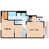 近鉄大阪線（近畿）/近鉄下田駅 徒歩6分 1階 築浅 1LDKの間取り