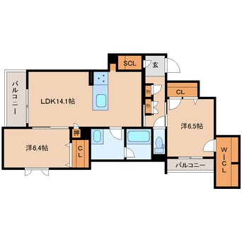 間取図 近鉄大阪線（近畿）/五位堂駅 徒歩7分 2階 建築中