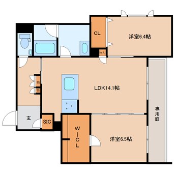 間取図 近鉄大阪線（近畿）/五位堂駅 徒歩7分 1階 建築中