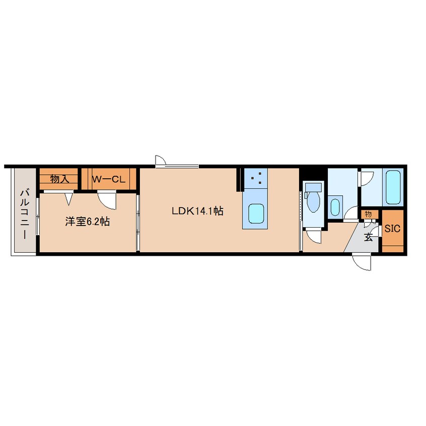 間取図 近鉄大阪線（近畿）/五位堂駅 徒歩7分 2階 建築中