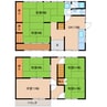近鉄大阪線（近畿）/五位堂駅 徒歩10分 1-2階 築58年 6DKの間取り