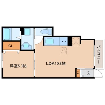 間取図 和歌山線/志都美駅 徒歩8分 1階 建築中