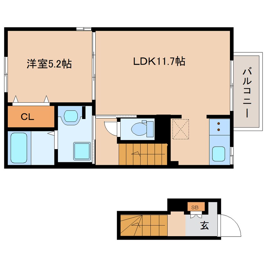 間取図 和歌山線/志都美駅 徒歩8分 2階 建築中