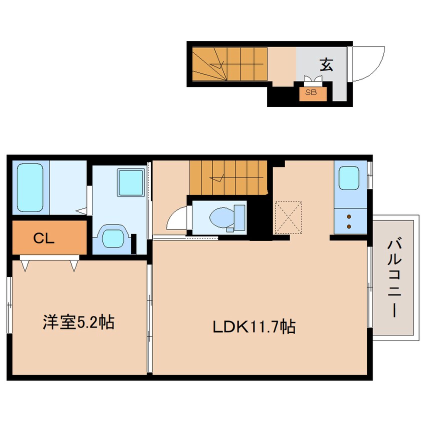 間取図 和歌山線/志都美駅 徒歩8分 2階 建築中