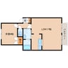 近鉄橿原線/近鉄郡山駅 バス:15分:停歩2分 2階 築31年 1LDKの間取り
