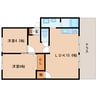 近鉄橿原線/九条駅 徒歩5分 1階 築35年 2LDKの間取り