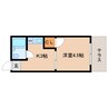 近鉄橿原線/近鉄郡山駅 徒歩5分 1階 築38年 1Kの間取り