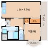 大和路線・関西本線/郡山駅 徒歩5分 5階 築37年 1LDKの間取り