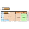 近鉄橿原線/近鉄郡山駅 バス:15分:停歩3分 2階 築28年 2LDKの間取り