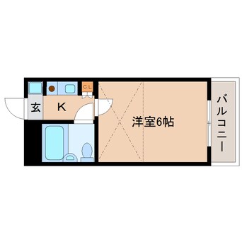 間取図 大和路線・関西本線/郡山駅 徒歩5分 2階 築27年