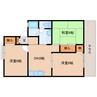 近鉄橿原線/近鉄郡山駅 バス:13分:停歩4分 1階 築28年 3DKの間取り