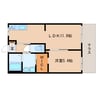 近鉄橿原線/近鉄郡山駅 徒歩10分 1階 築37年 1LDKの間取り