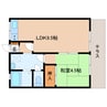 近鉄橿原線/近鉄郡山駅 徒歩10分 1階 築29年 1LDKの間取り