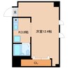 近鉄橿原線/筒井駅 徒歩6分 2階 築35年 1Kの間取り