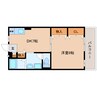 大和路線・関西本線/大和小泉駅 徒歩4分 2階 築21年 1DKの間取り