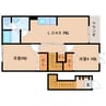 大和路線・関西本線/大和小泉駅 徒歩15分 2階 築20年 2LDKの間取り
