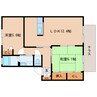 大和路線・関西本線/大和小泉駅 徒歩16分 1階 築20年 2LDKの間取り