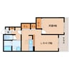 近鉄橿原線/近鉄郡山駅 徒歩15分 1階 築19年 1LDKの間取り