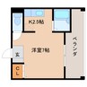 大和路線・関西本線/大和小泉駅 徒歩3分 2階 築18年 1Kの間取り