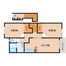 大和路線・関西本線/大和小泉駅 徒歩14分 2階 築19年 2LDKの間取り