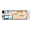 近鉄橿原線/近鉄郡山駅 徒歩2分 3階 築18年 1DKの間取り