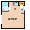 近鉄橿原線/平端駅 徒歩3分 2階 築37年 1Rの間取り