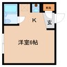 近鉄橿原線/平端駅 徒歩3分 2階 築37年 1Rの間取り